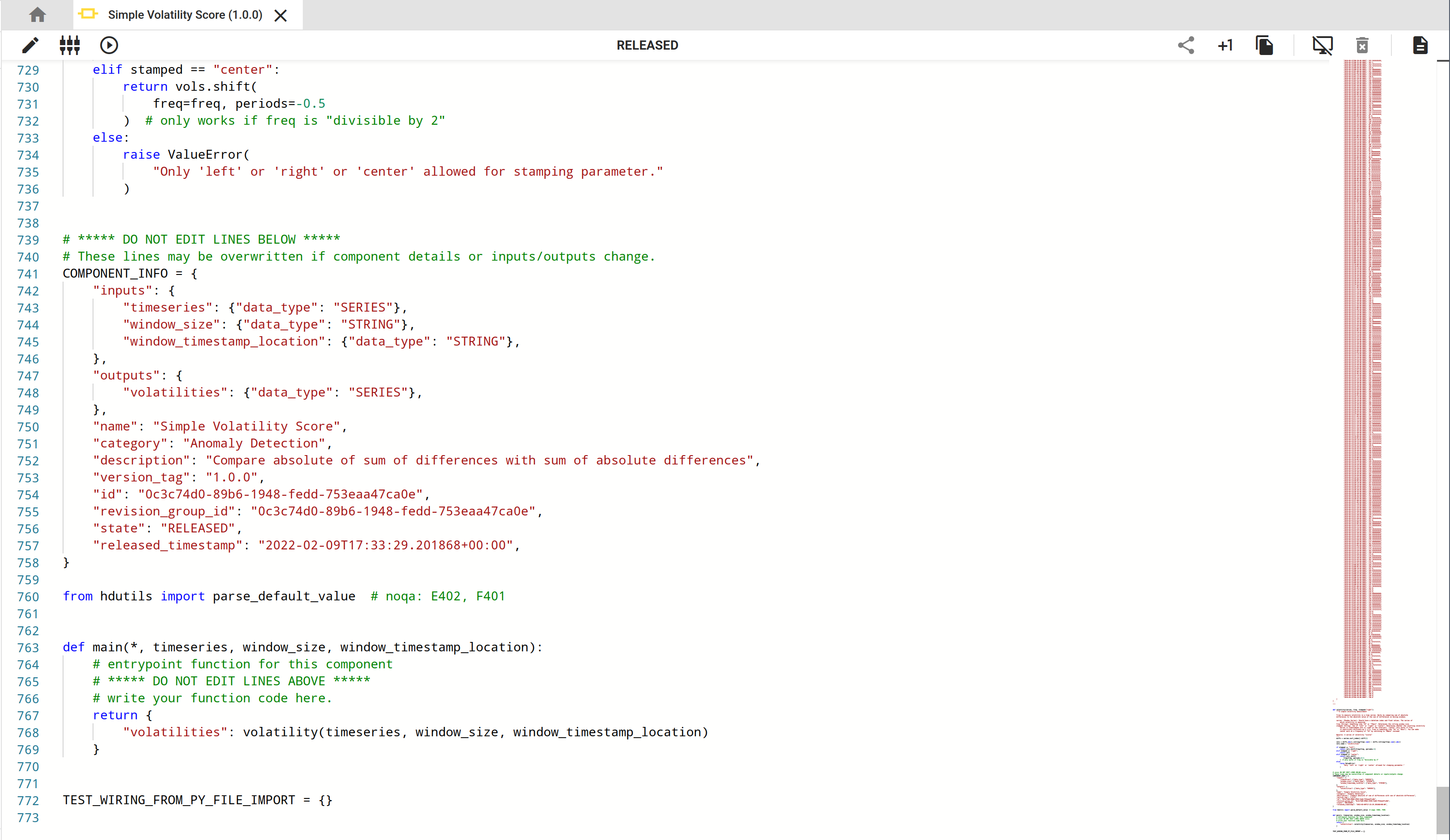Component Editor