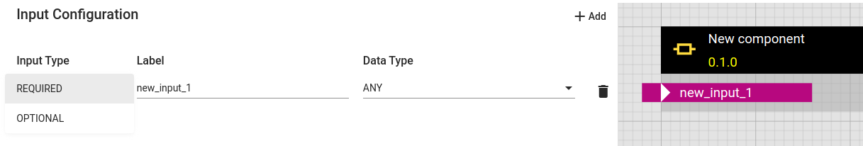 optional input